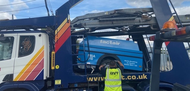 Breathing-Air Compressors heads off to Ireland