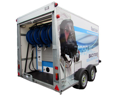 Factair Trailer mounted breathing air systems- diesel-driven