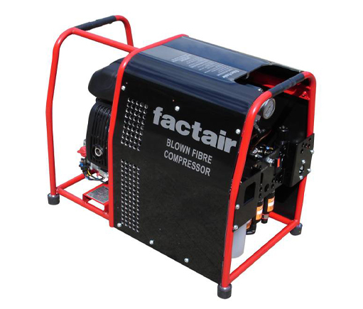 Factair fibre blowing compressors for telecommunications