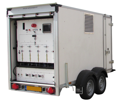 Electric trailer mounted breathing air systems